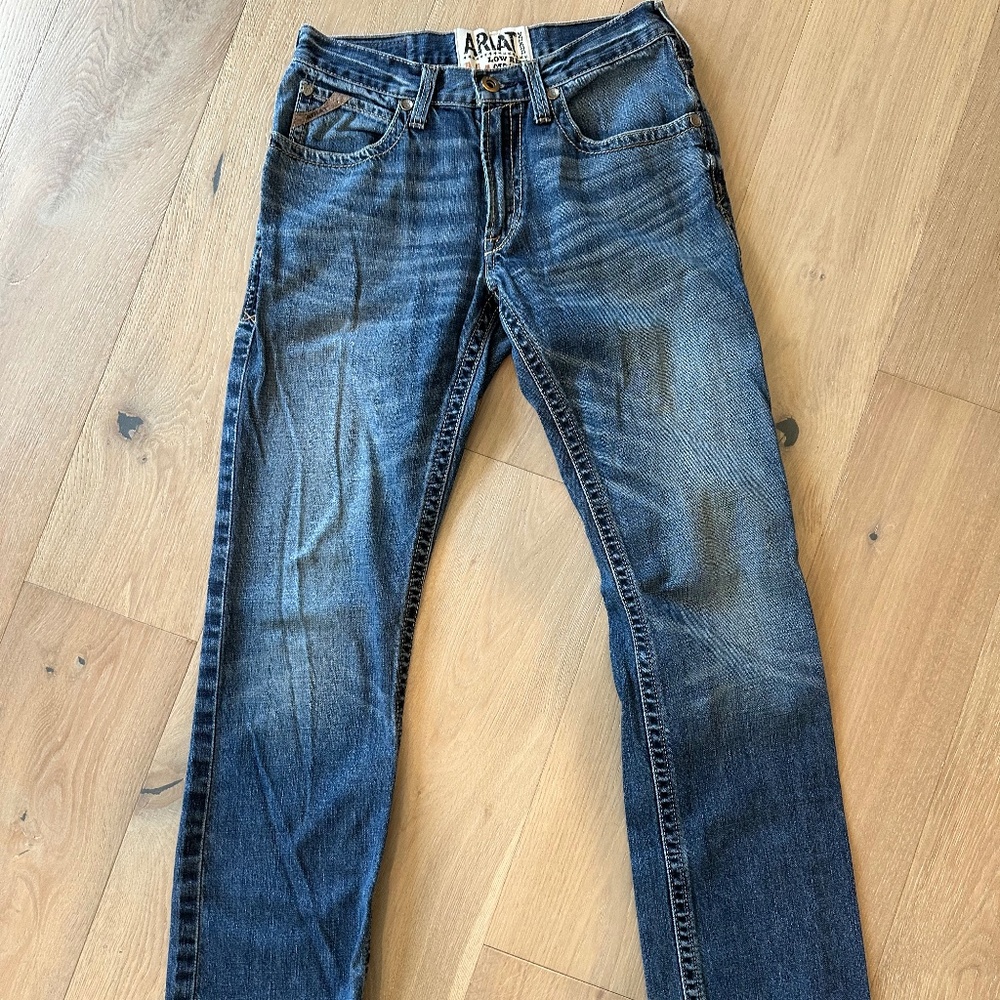Ariat 31x34 M4 Low Rise Straight Men's Jeans